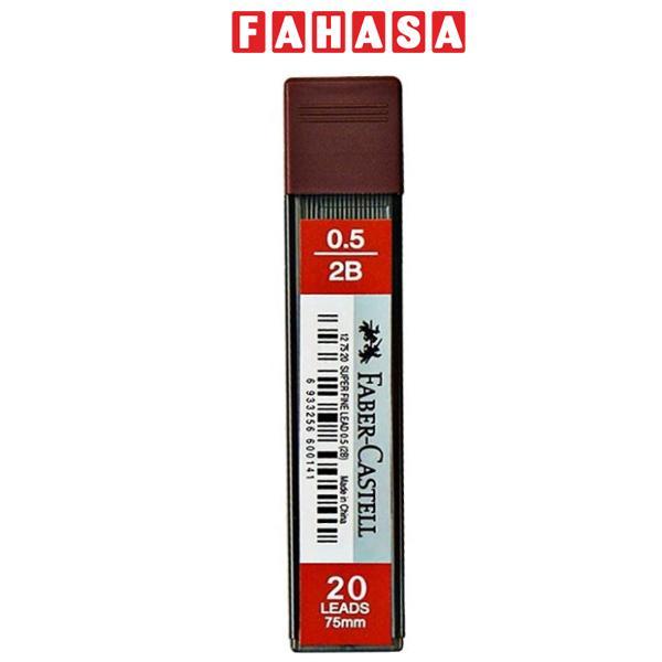 Ruột Chì 2B 0.5 mm Super Fine - Faber-Castell 127520 (75 mm x 20 Ngòi)