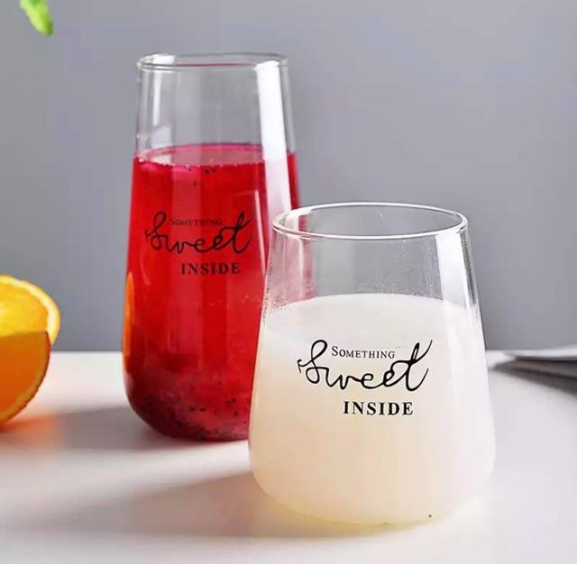 Cốc sinh tố , ly thủy tinh sweet inside chịu nhiệt