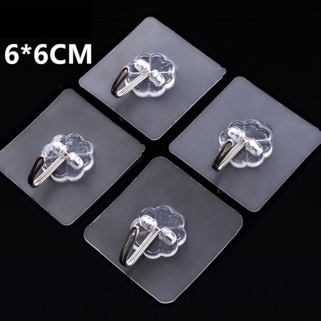 Móc Dán Tường Trong Suốt Siêu Dính, Móc Treo Đồ Dùng Cá Nhân Nhỏ Gọn Tiện Lợi, Móc Treo Chìa Khóa, Trong Gia Đình. TakyHome 2213