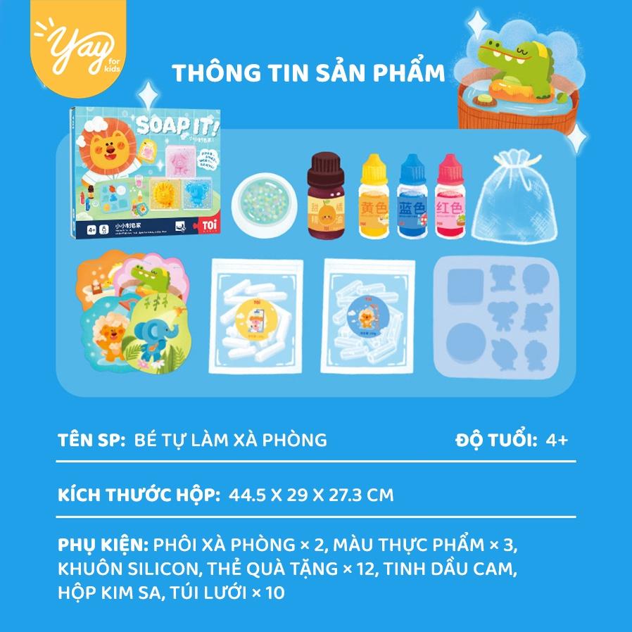 Bộ Trò Chơi Bé Tự Làm Xà Phòng 4+ | TOI