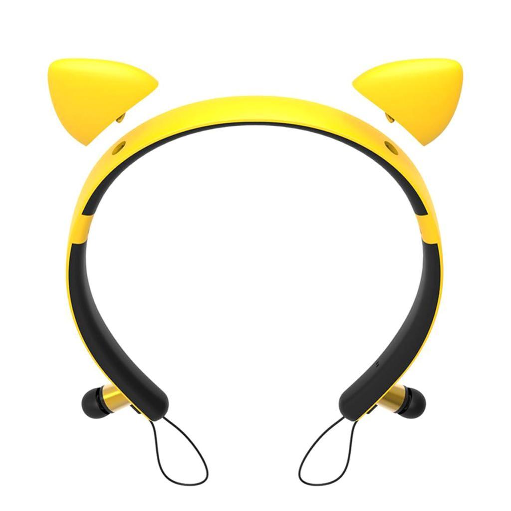 Wireless Bluetooth 4.2 Headphones with Mic Neckband Magnetic Sport