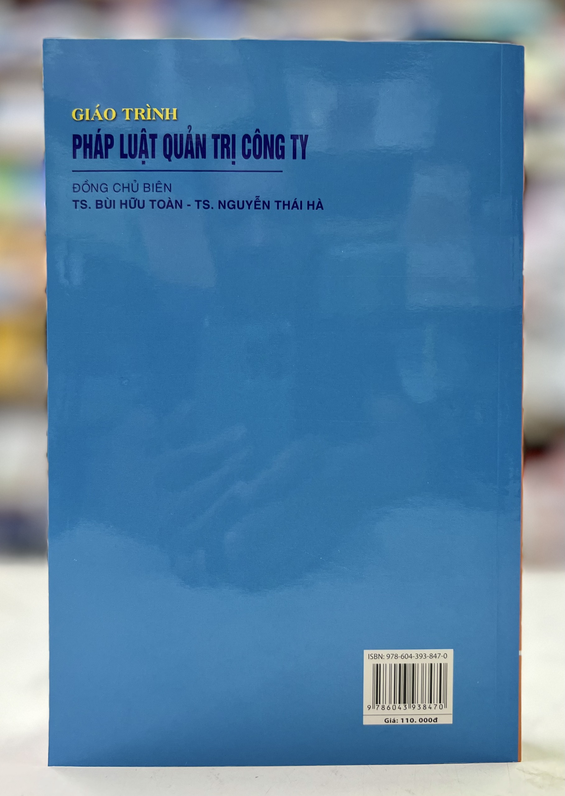 GIÁO TRÌNH PHÁP LUẬT QUẢN TRỊ CÔNG TY