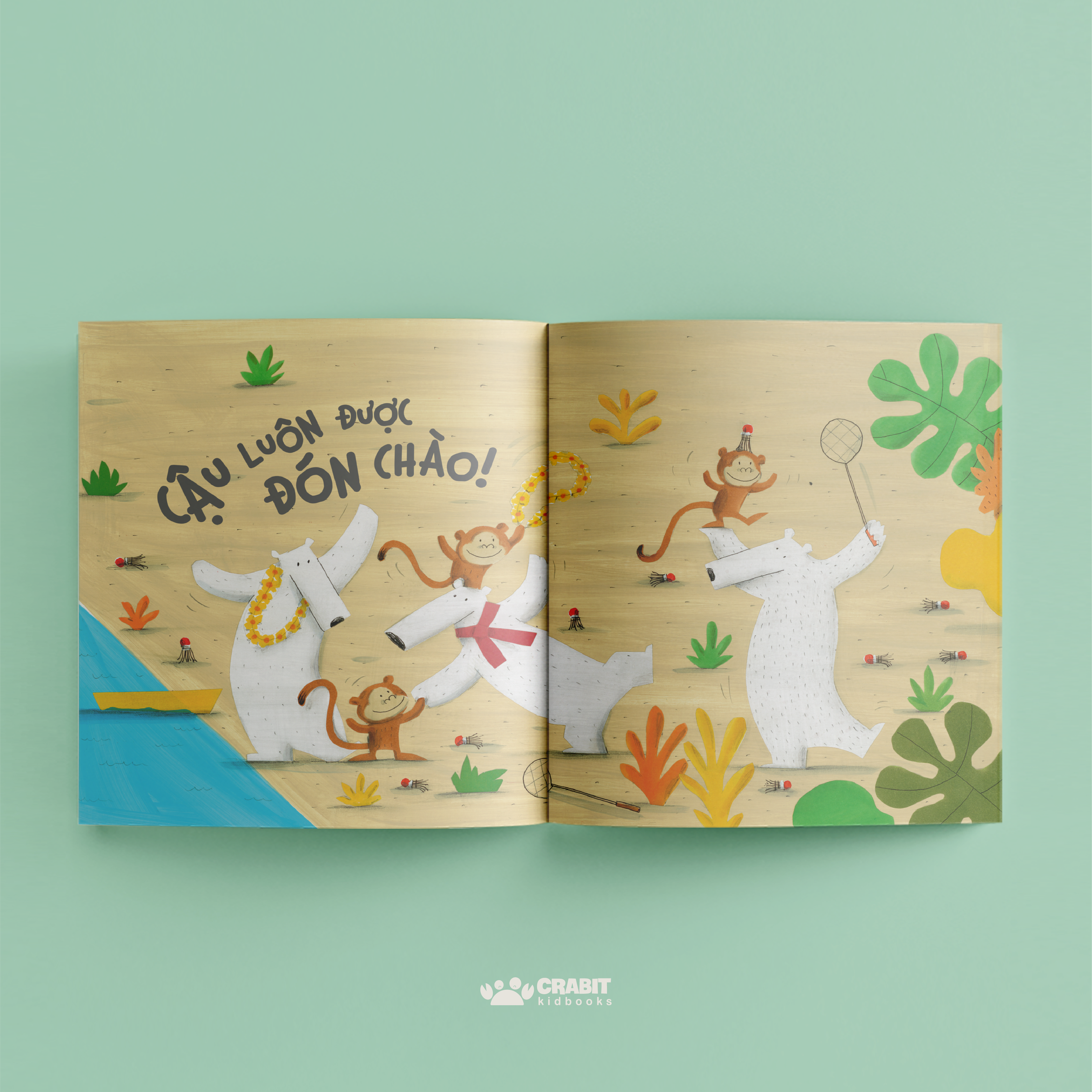 Sách - Cậu luôn được đón chào! - Crabit Kidbooks - dành cho trẻ 3+