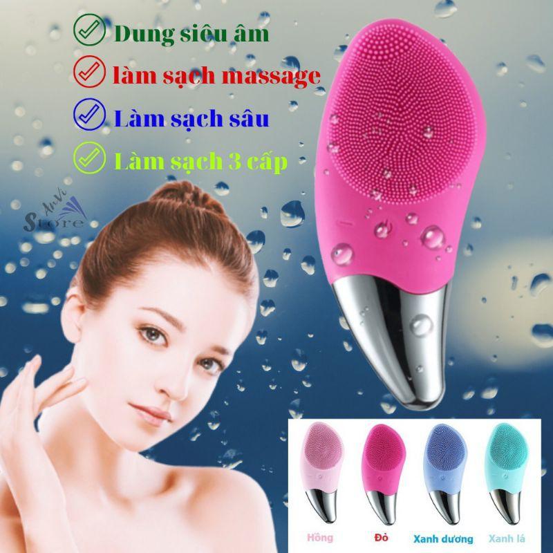 Máy rửa mặt SONIC FACIAL cao cấp 3in1