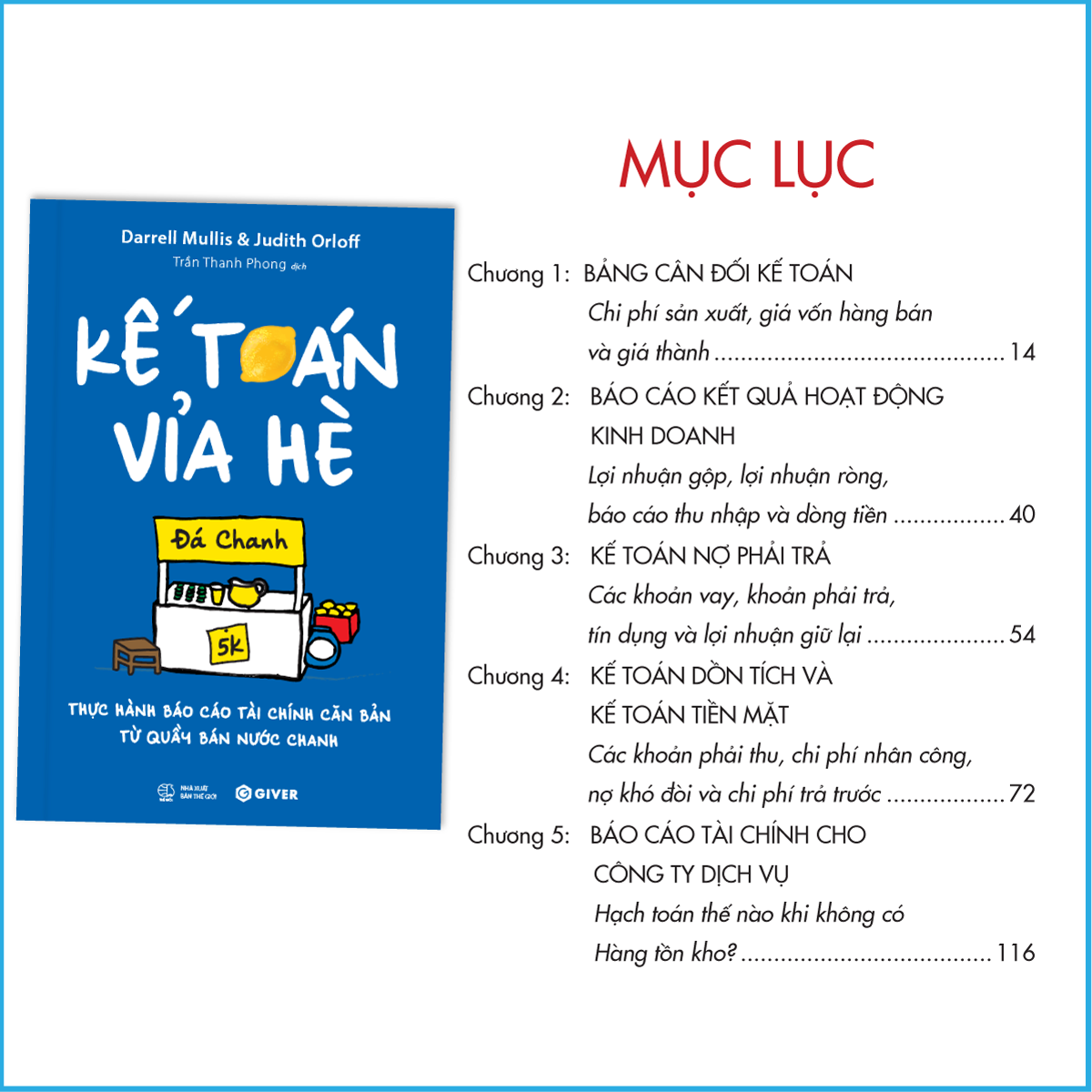 Kế Toán Vỉa Hè - Thực Hành Báo Cáo Tài Chính Căn Bản Từ Quầy Bán Nước Chanh - Top Sách Kinh Tế Tài Chính 2025