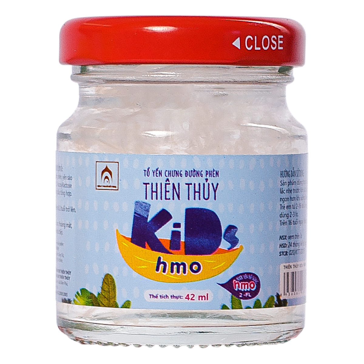 COMBO 6 hộp Nước yến cho bé Thiên Thủy Kids HMO - Nhà Yến Nha Trang - Hộp 9 Lọ - Tăng cường hệ miễn dịch - Tổ yến chưng sẵn - Nước yến chưng sẵn - Đặc sản yến sào Khánh Hòa