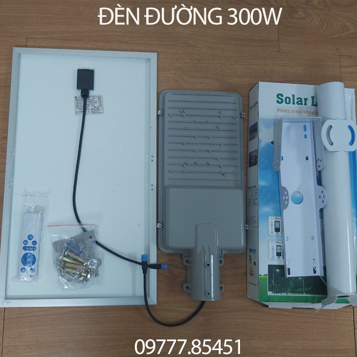 Đèn đường 300w IP67 năng lượng mặt trời