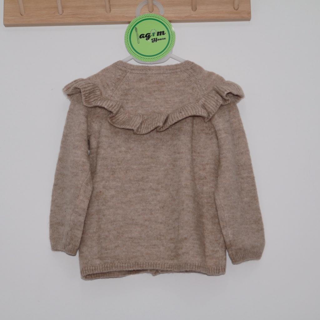 Áo khoác len cardigan dư xịn cho bé gái 6-15kg - Lagim House