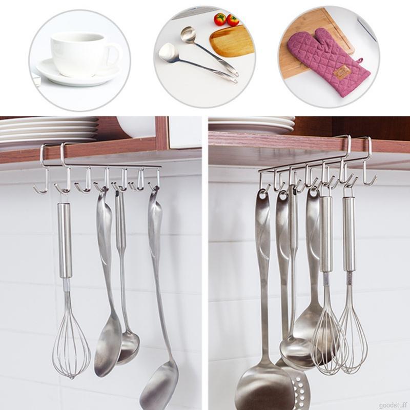 Móc Treo Đồ Gắn Kệ Tủ Bằng Thép Không Gỉ