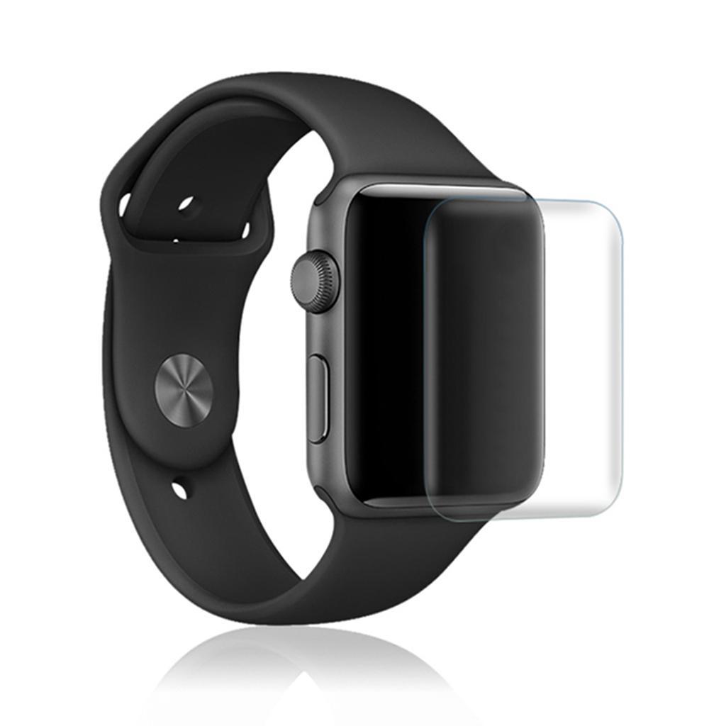Full Coverage Tempered Glass Watch Screen Protective Film for iWatch