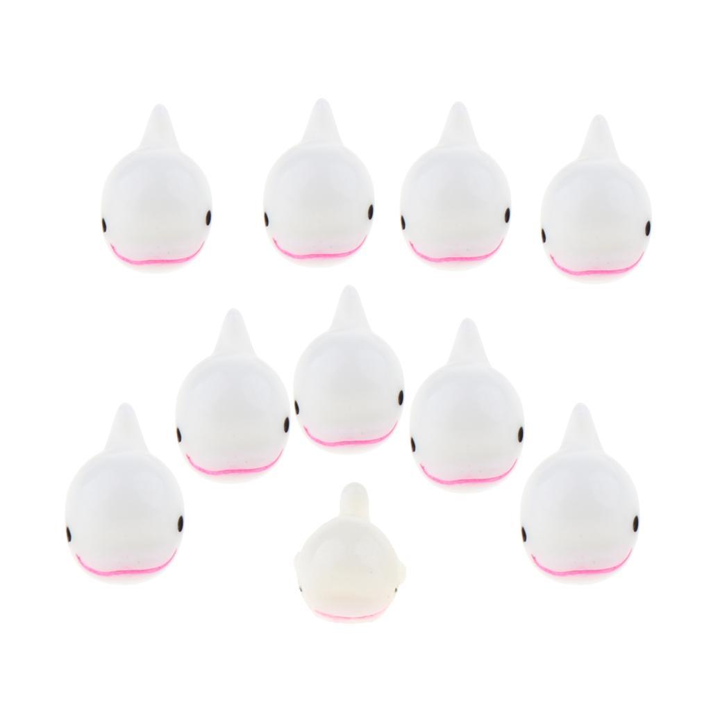 10 Pcs Aquarium Micro Landscape Decoration Fish Tank Ornament Dolphin