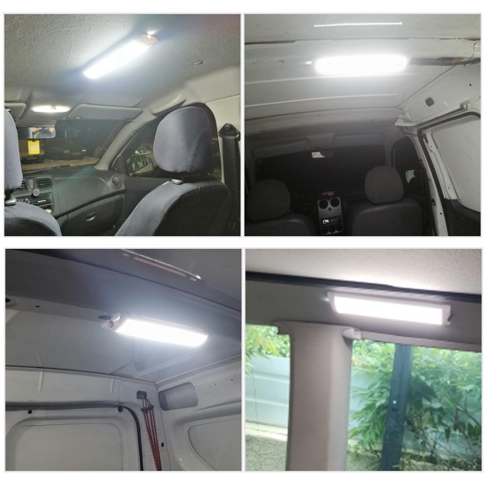Thanh đèn LED gắn trần xe hơi 12V 10W 72LED