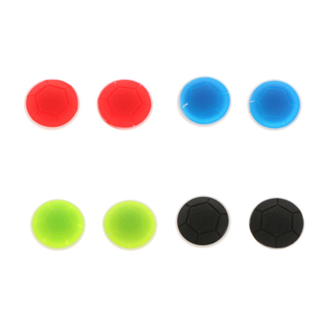 Pair Silicone Joystick Thumb Stick Grips Caps  for PS4 PS3 Xbox 360 Red