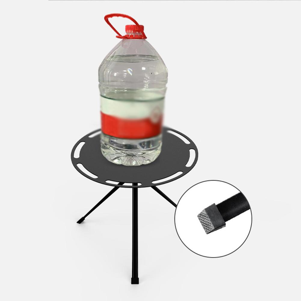 Outdoor Camping Aluminum Alloy Tripod Portable Barbecue Folding Table Multifunction Height Adjustable Desktop