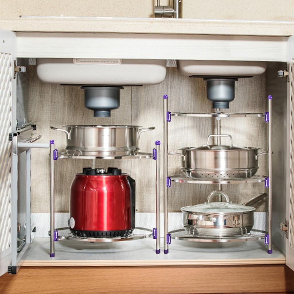 KỆ ĐỂ NỒI CHẢO INOX