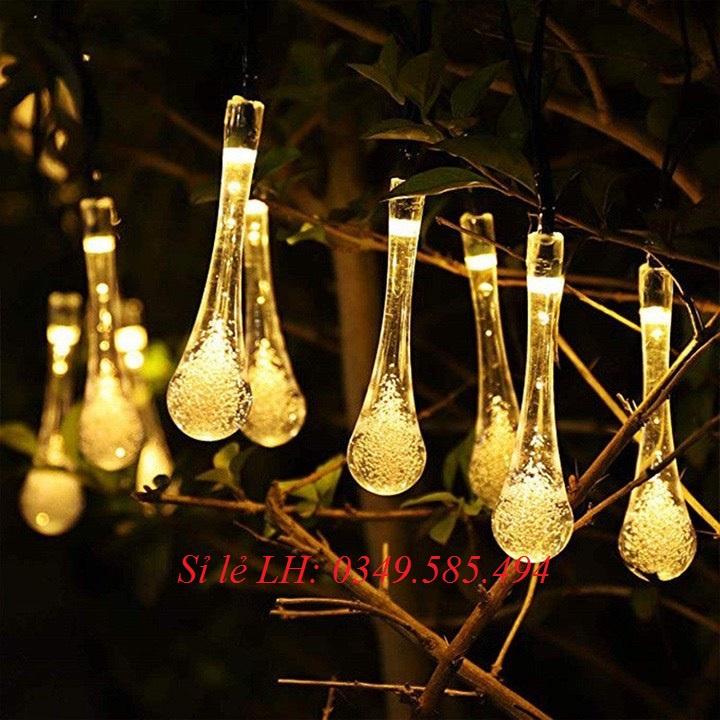 Đèn nháy pha lê 20m, nháy giọt nước lung linh, led trang trí, nháy trang trí tết