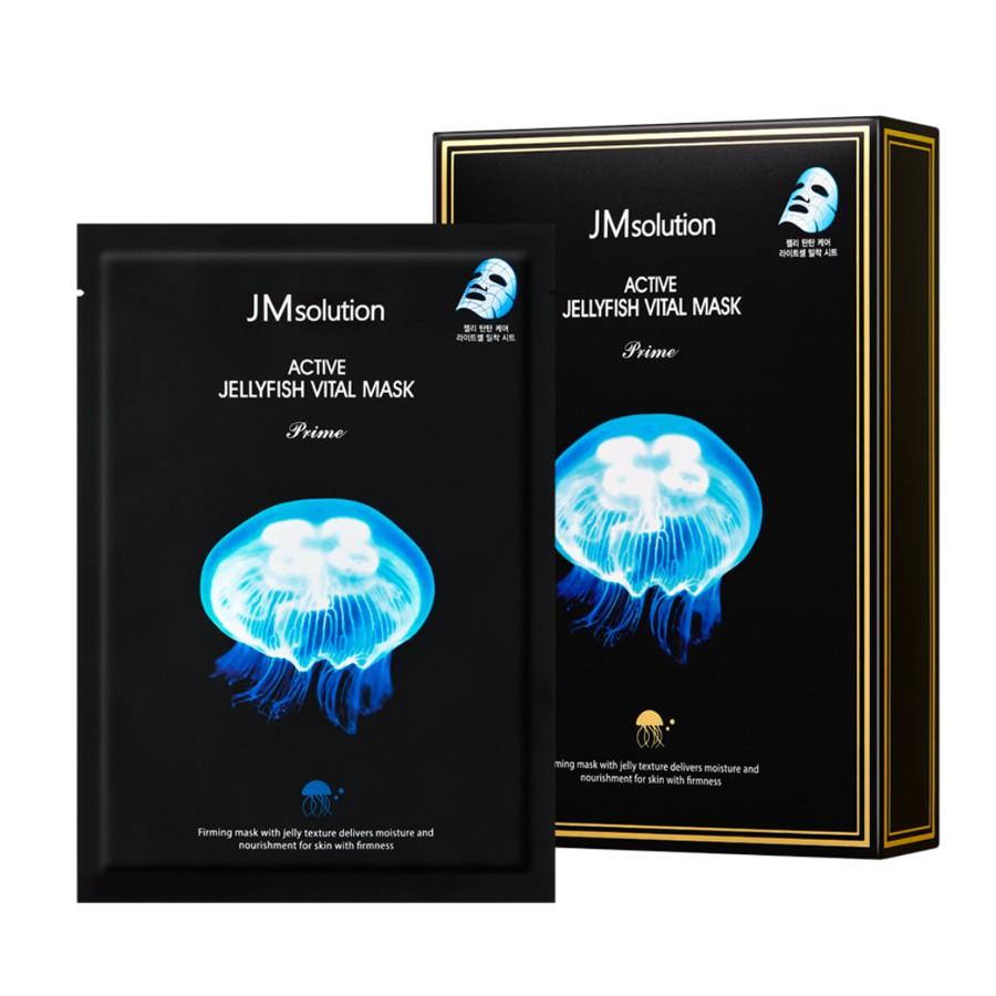 Combo 10 Mặt Nạ Sứa Biển JMSolution Active Jellyfish Vital Mask Thanh Lọc, Giải Độc Da 33ml x10