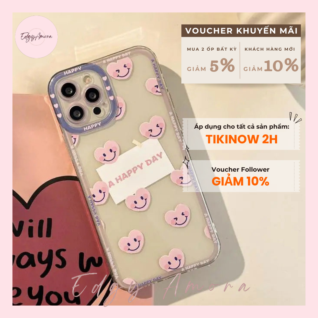 Ốp lưng Iphone chống sốc Happy Day dành cho Iphone 11 / Phone 11 Pro / Iphone 11 Pro Max / Iphone 12 / Iphone 12 Pro / Iphone 12 Pro Max / Iphone 13 / Iphone 13 Pro / IPhone 13 Pro Max / Iphone 14/ Iphone 14 Pro / Iphone 14 Pro Max