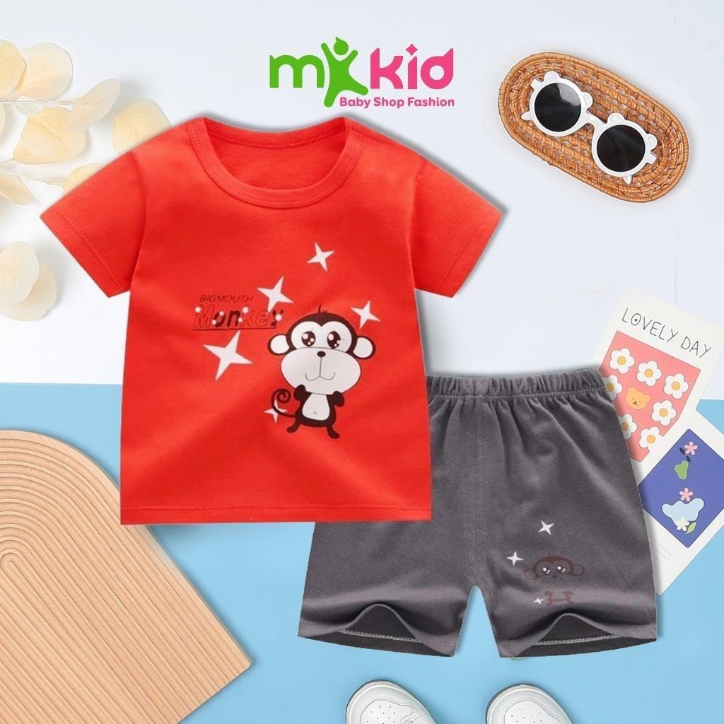 Bộ Cộc Tay cho Bé Trai Minky Mom Chất Thun Lạnh Cao Cấp Đồ Bộ Cho Bé Mặc nhà , bộ quần áo trẻ em dễ thương mùa hè