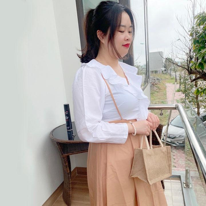 Đầm yếm tiểu thư Bigsize Chubby Bigsize