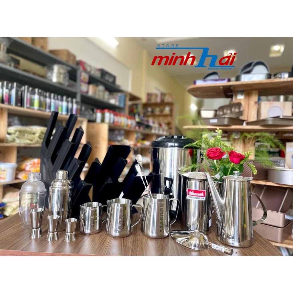 Bình Lắc Shaker INOX I Nhựa Dày. Dụng cụ Pha Chế Cocktail, Trà Sữa. Bình lắc nhưah có vạch chia định lượng, nhựa trong s