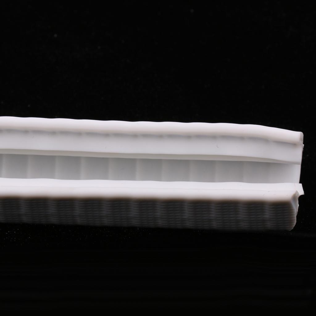 2 Pair Rubber Longboard Skateboard Deck Protection Strip Nose Tail Guard