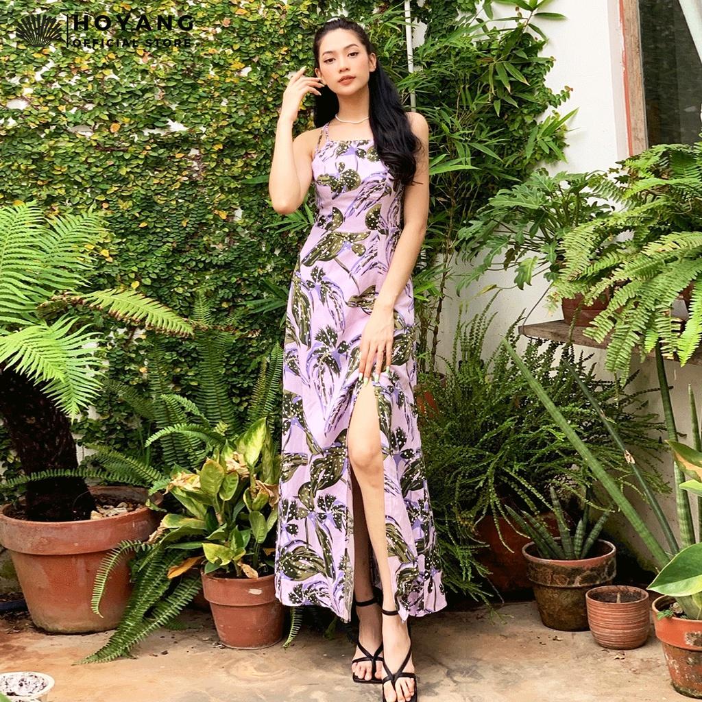 Đầm 2 Dây Xẻ Tà Siêu Quyến Rũ HOYANG DHY48