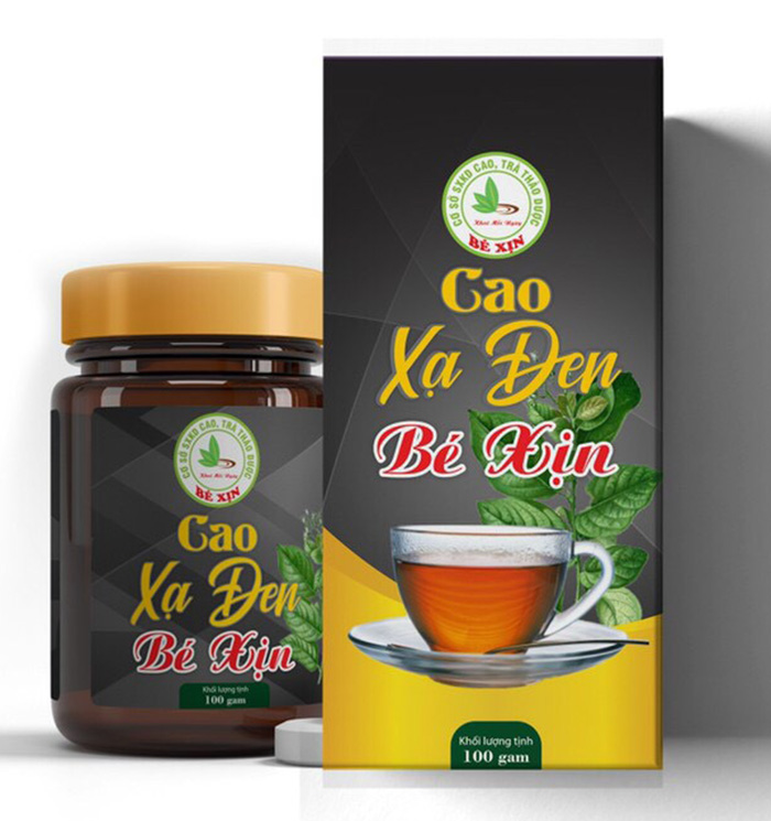 Cao Lá Xạ Đen Thương Hiệu Bé Xịn Giải Độc Gan, Mụn Nhọt, Thanh Nhiệt Và Giải Độc Cơ Thể 100GR