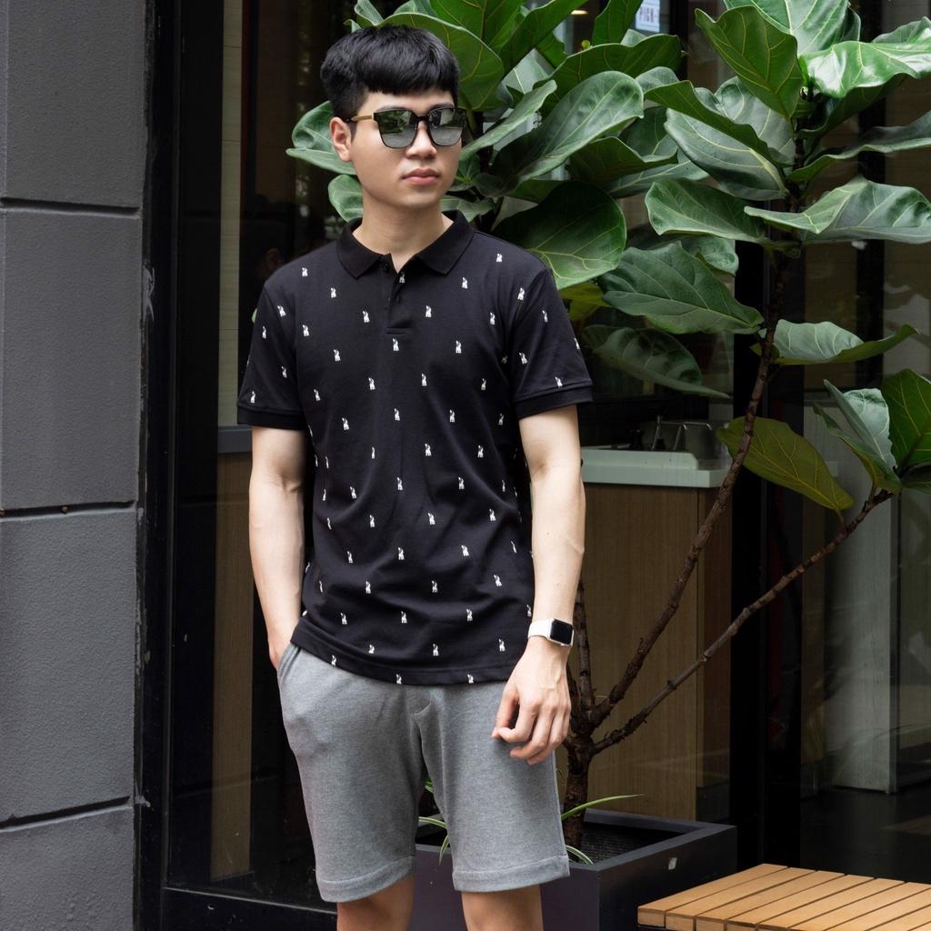 Áo polo nam SAYME áo thun có cổ họa tiết thời trang vải lacoste mềm mịn co giãn 4 chiều MCPO0002