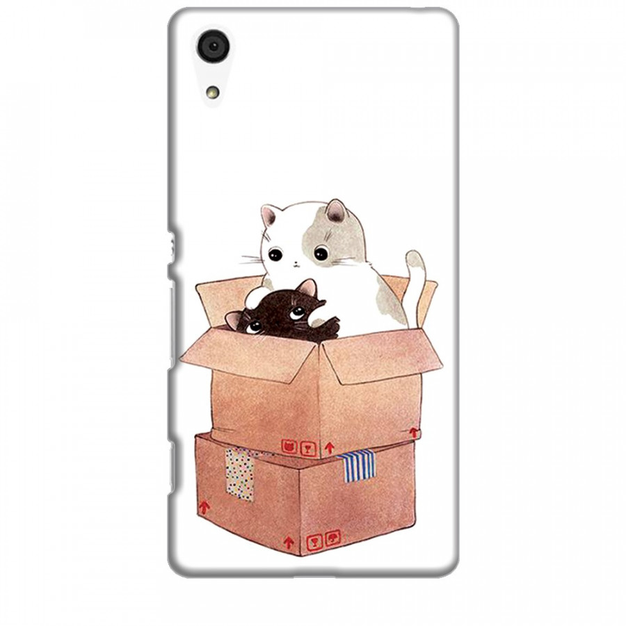 Ốp lưng dành cho điện thoại SONY Z4 Mèo Con Dễ Thương