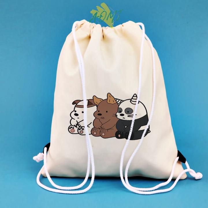 BALO MINI KUTE 2 AOMIVN DÂY RÚT NHỎ XINH UNISEX CHẤT CANVAS THỜI TRANG CUTE XINH ĐẸP TIỆN ÍCH DẠO PHỐ DU