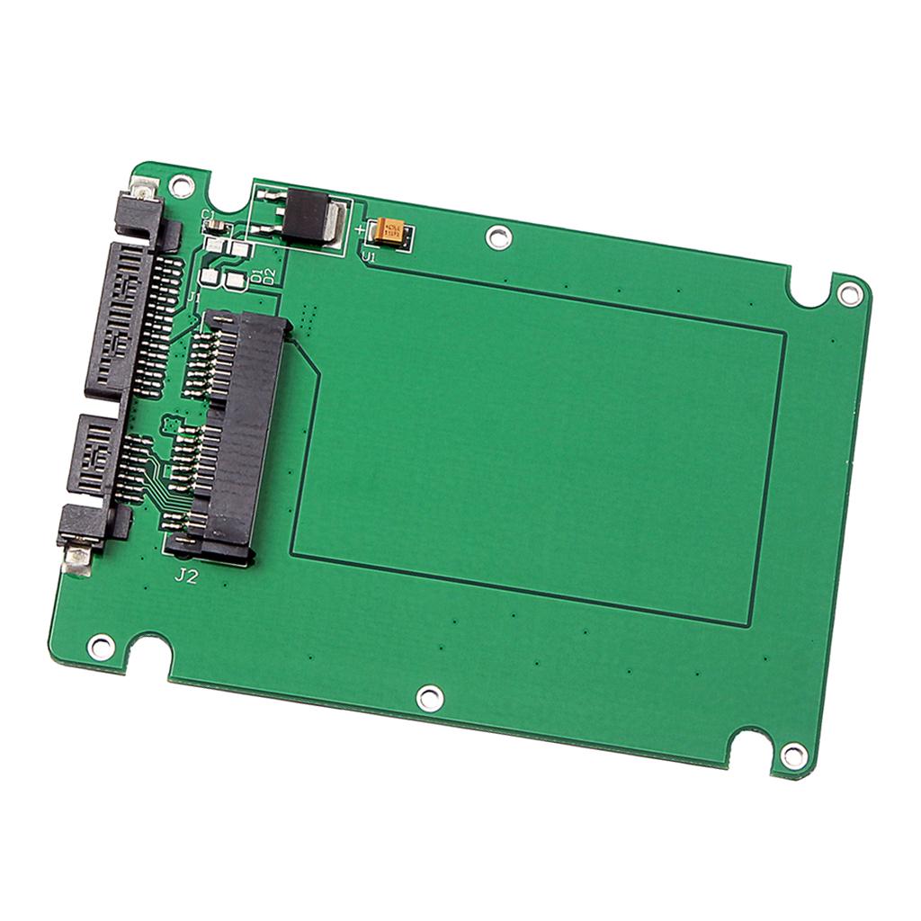 1.8" Micro SATA SSD HDD to 2.5" SATA Adapter Converter Card 100*70*10mm