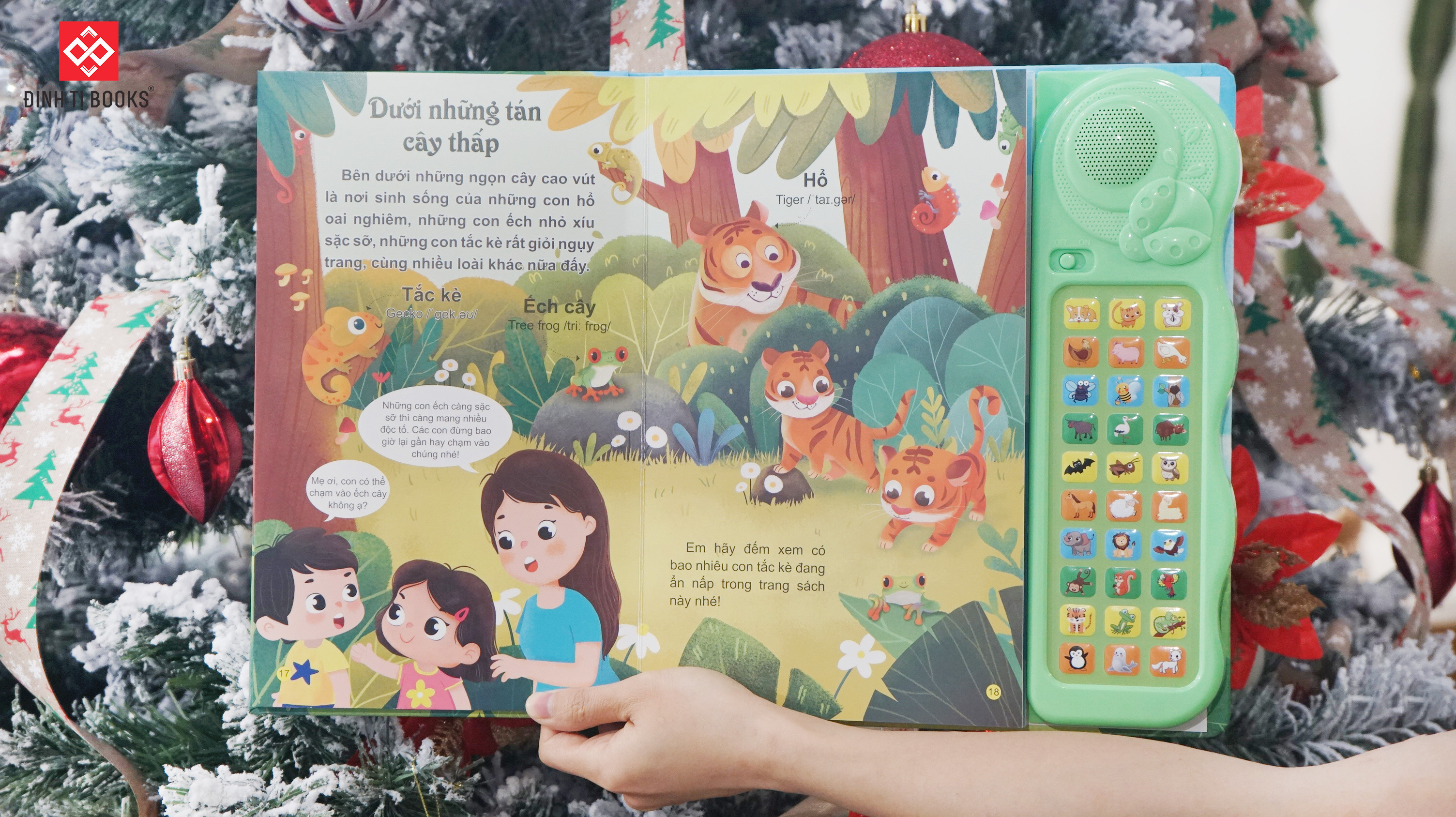 Sách Âm Thanh Đinh Tị - Thế Giới Động Vật - Dành Cho Trẻ Từ 0 - 6 Tuổi