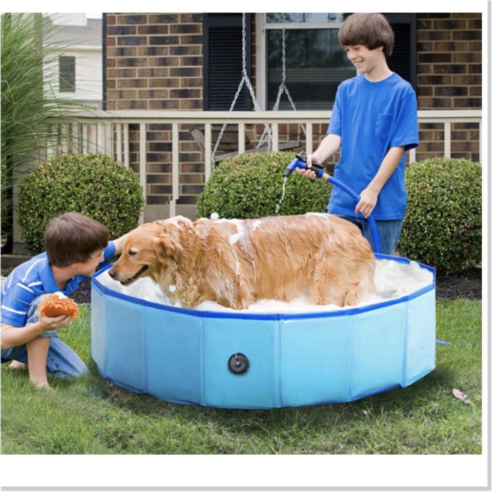 Hồ tắm Thú Cưng PORTABLE PAW POOL 80x20cm