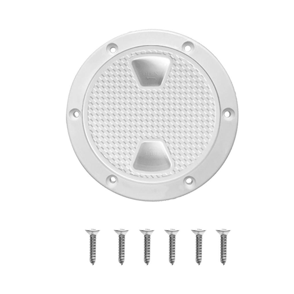 8" Boat Round Non Slip    Detachable Cover with Screws