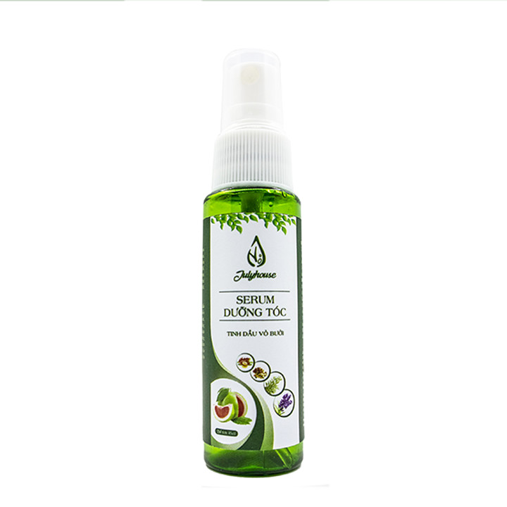 Serum dưỡng tóc tinh dầu Vỏ Bưởi 38ml JULYHOUSE giúp mái tóc khoẻ bồng bềnh, phục hồi tóc hư tổn, hương thơm thư giãn an toàn