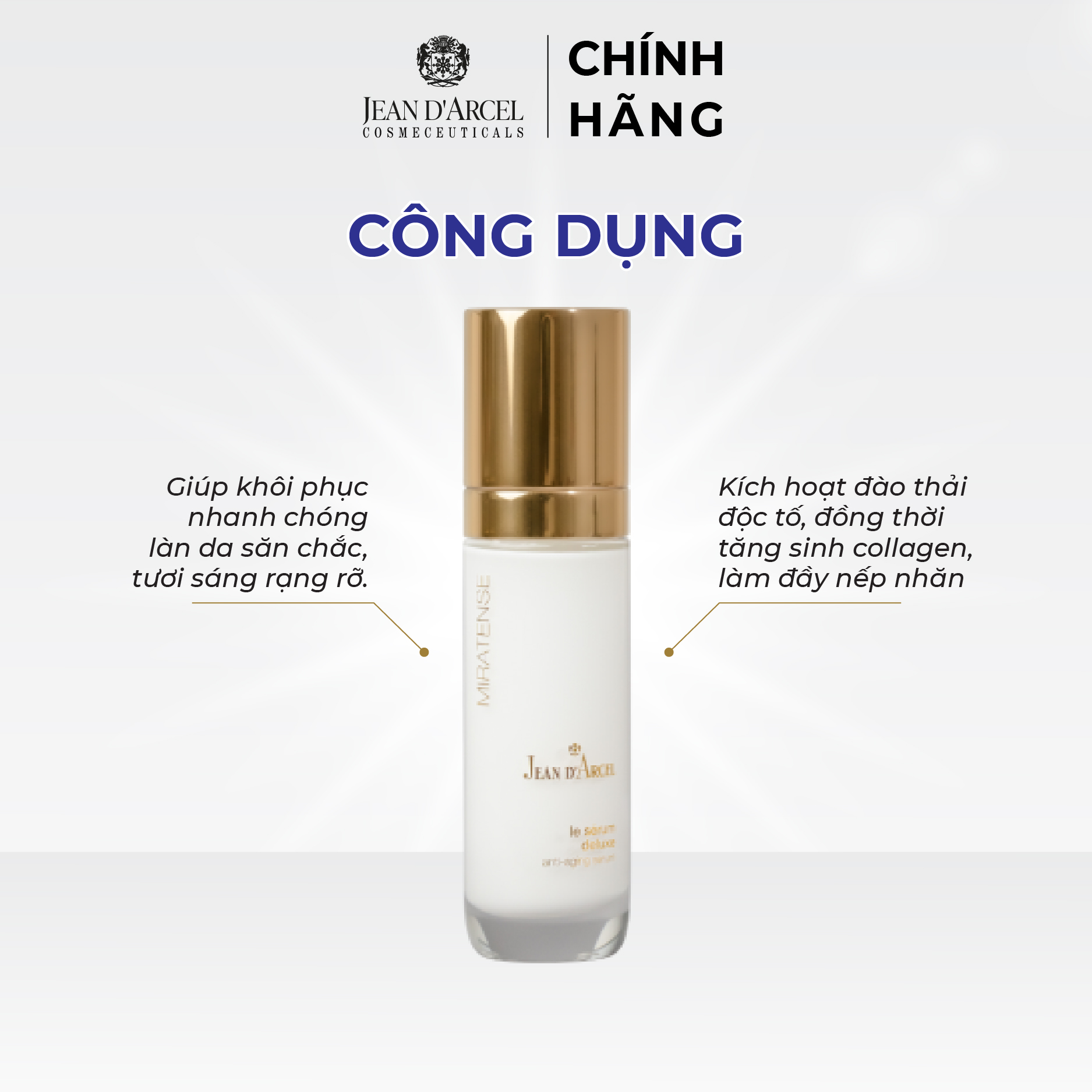 J151 Tinh chất săn chắc và nâng cơ cao cấp - Anti - aging Serum (La Mousse Pureté) Jean d'Arcel