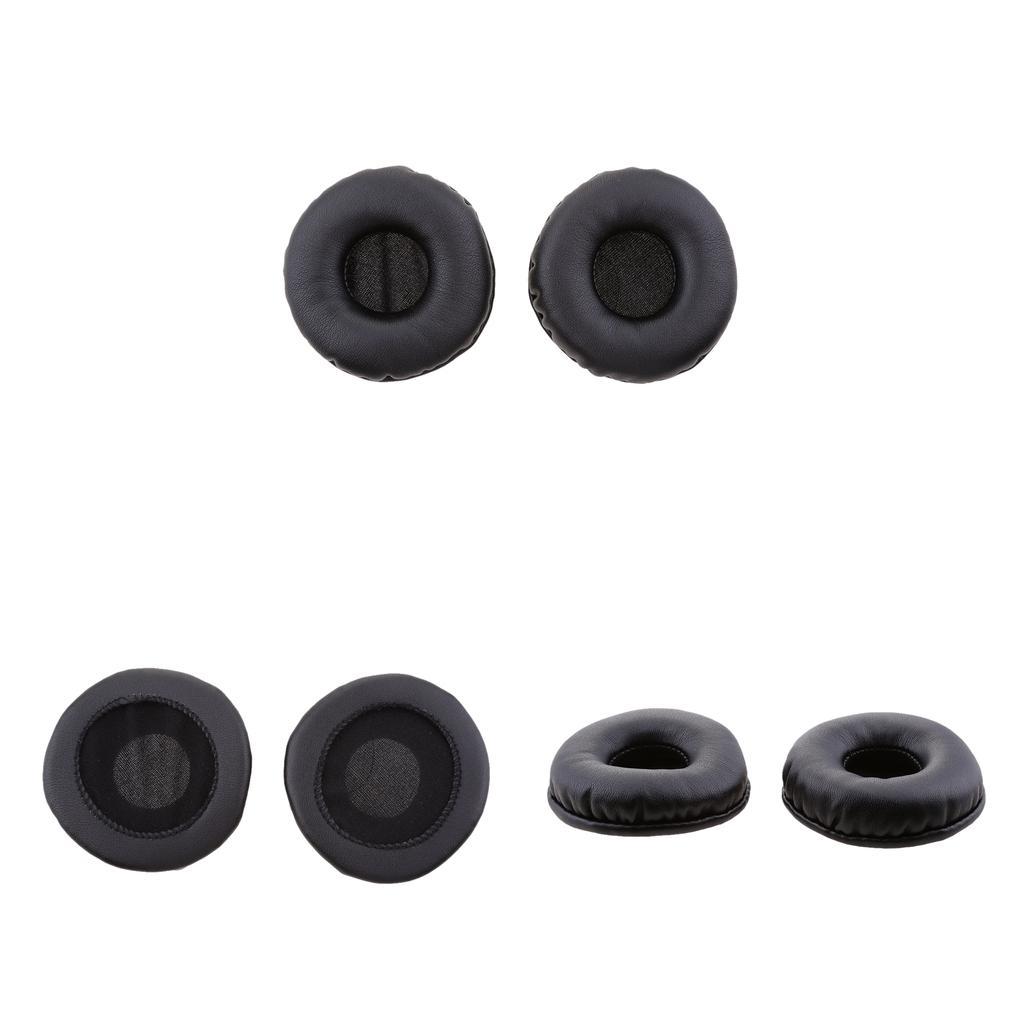 3Pairs 70mm Replacement Ear Cushions Earpads Covers for Headphones