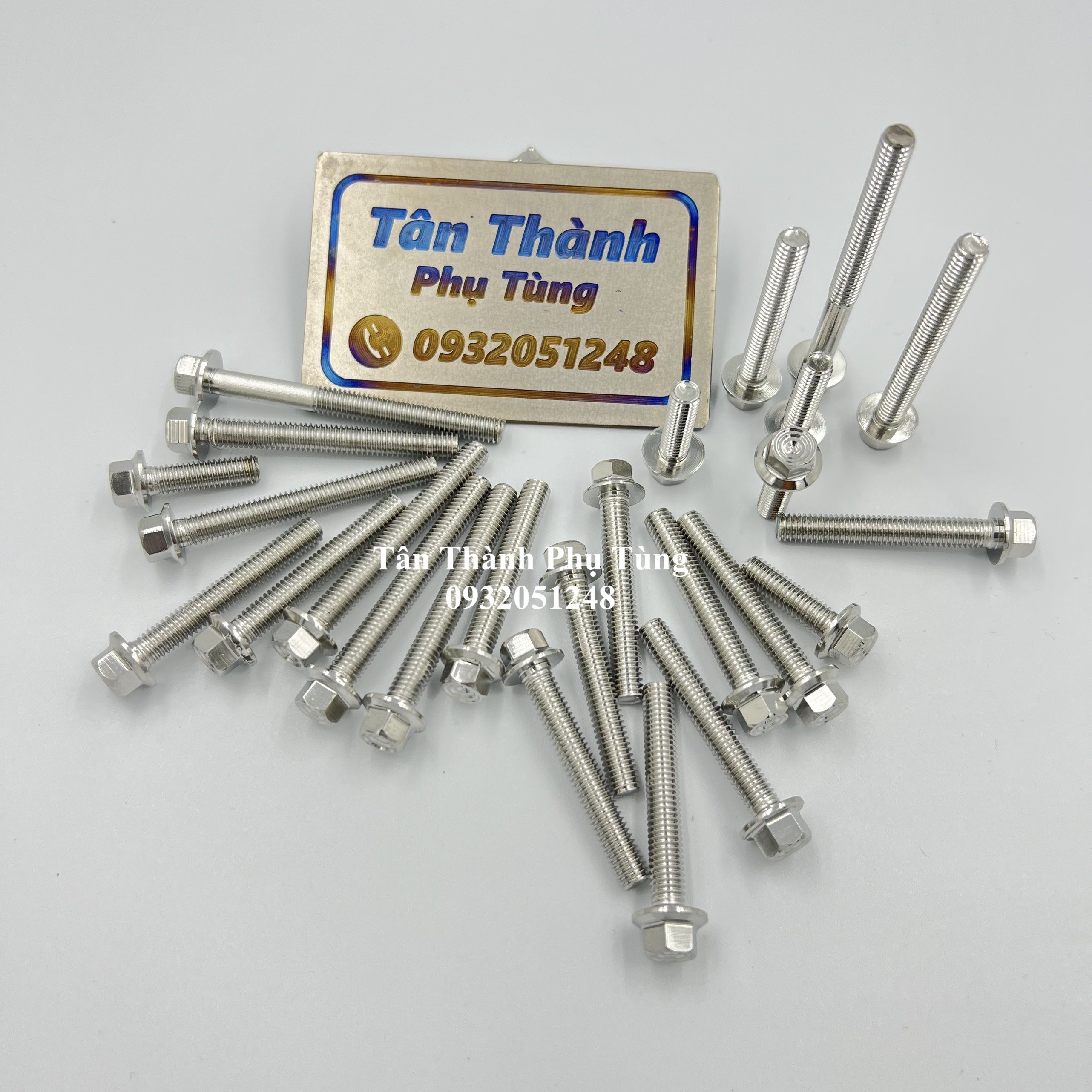 Bộ ốc lốc máy SALAYA đầu Thái dành cho Exciter 2010 - 25con