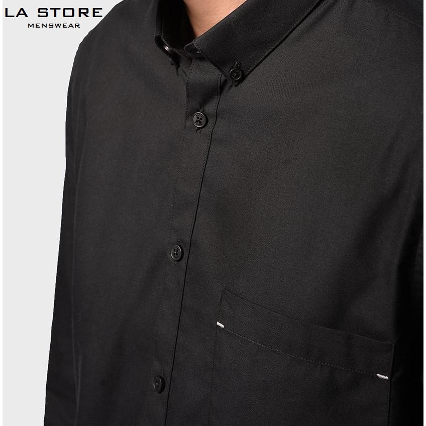 Áo Sơ mi nam công sở dài tay 1 túi form dáng hiện đại 100% cotton cao cấp - SM101216