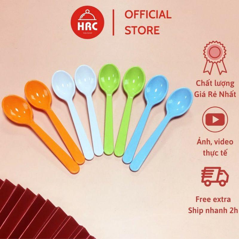 Thìa súp phíp nhỏ - Thìa nhựa, thìa ăn dặm dùng cho trẻ từ 6tháng tuổi