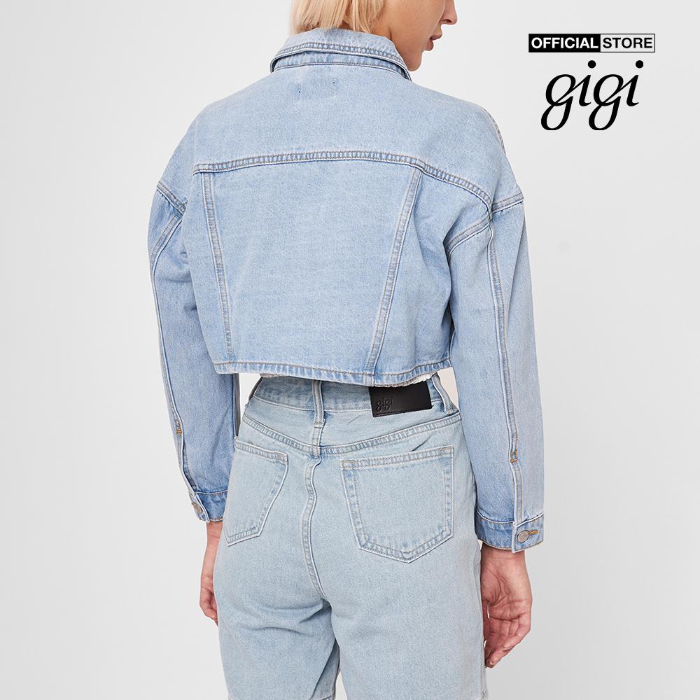 GIGI - Áo khoác denim nữ phom croptop thời trang G1603J211611