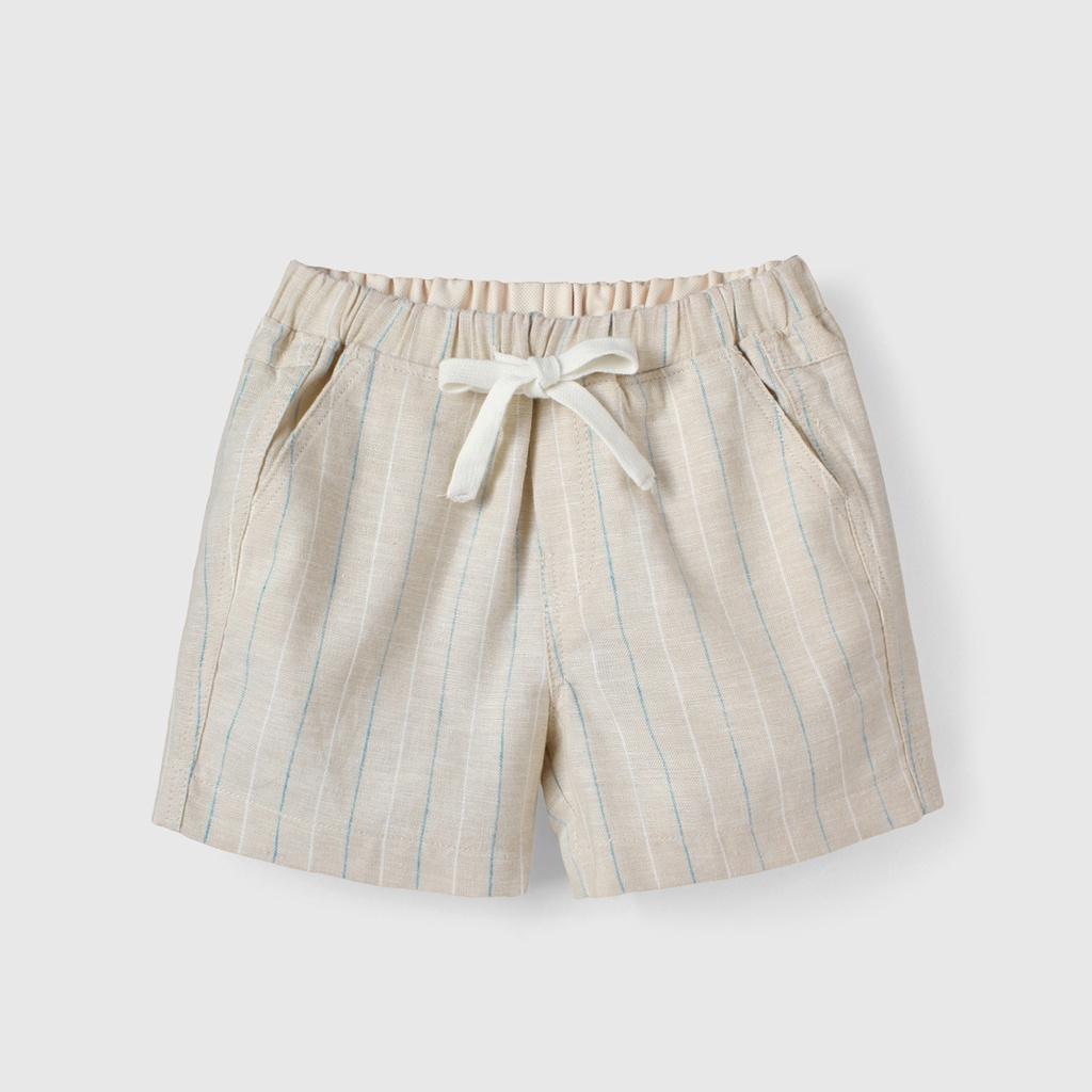 Quần short linen cho bé trai BAA BABY kiểu dáng basic từ 1-7 tuổi - BT-QU04N