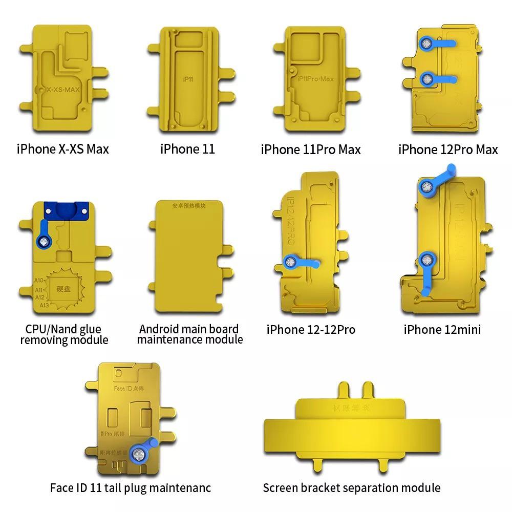 Đế nhiệt tách main cho iPhone 12 đến 14 Pro Max hãng JC iHeater