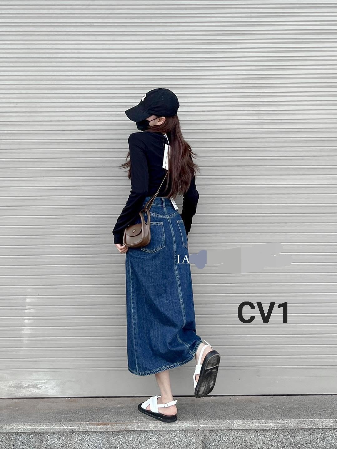 Chân Váy Jeans cao cấp siêu xinh thích hợp đi làm, đi chơi