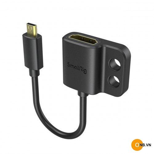 SmallRig Ultra Slim 4K HDMI Adapter Cable to Micro HDMI 3021 - Hàng Chính Hãng