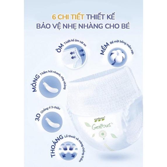 (BỈM CHÂU ÂU) TÃ/BỈM DÁN/QUẦN NATEEN Genious BỈ Sd56/Md46/Ld42/Lq42/XLq40/XXL38