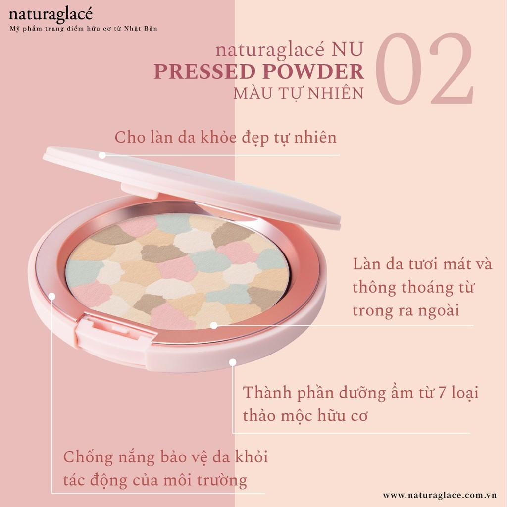 Phấn phủ thảo mộc lục sắc - naturaglacé Nu Pressed Powder