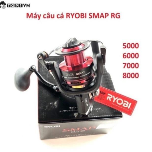 máy câu cá RYOBI SMAP RG 8000 tải cá 10kg hàng nhật nhập khẩu máy cực khoẻ y hình