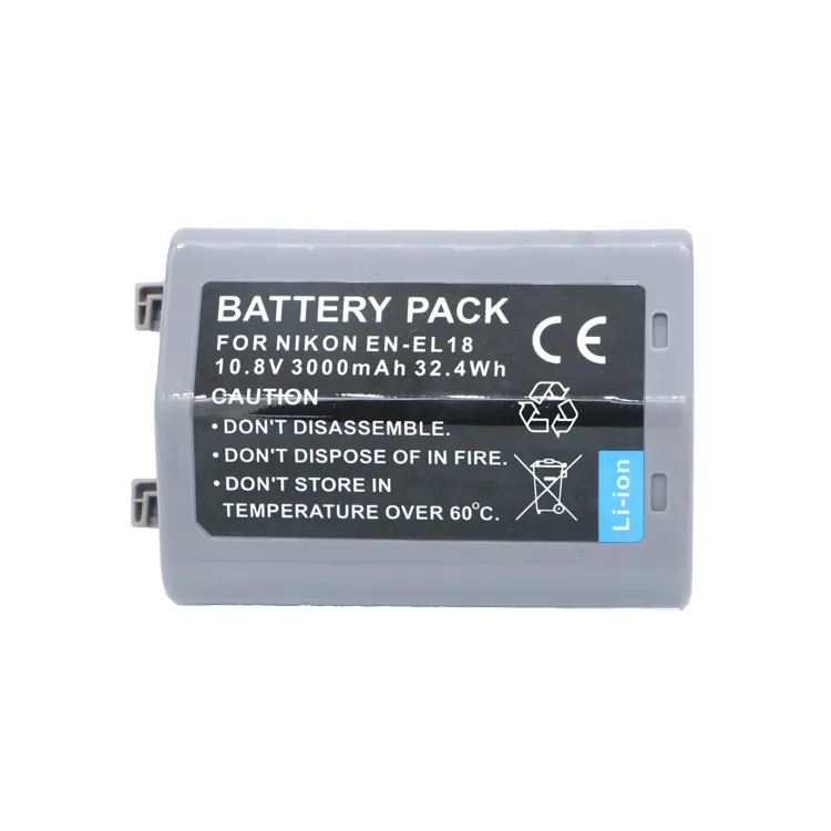 ROGTZ Pin Máy Ảnh Nikon EN-EL18 3000mAh 10.8V Dùng Cho Các Máy Ảnh Nikon Z9, D4, D4S, D4X, D810 - Hàng Nhập Khẩu